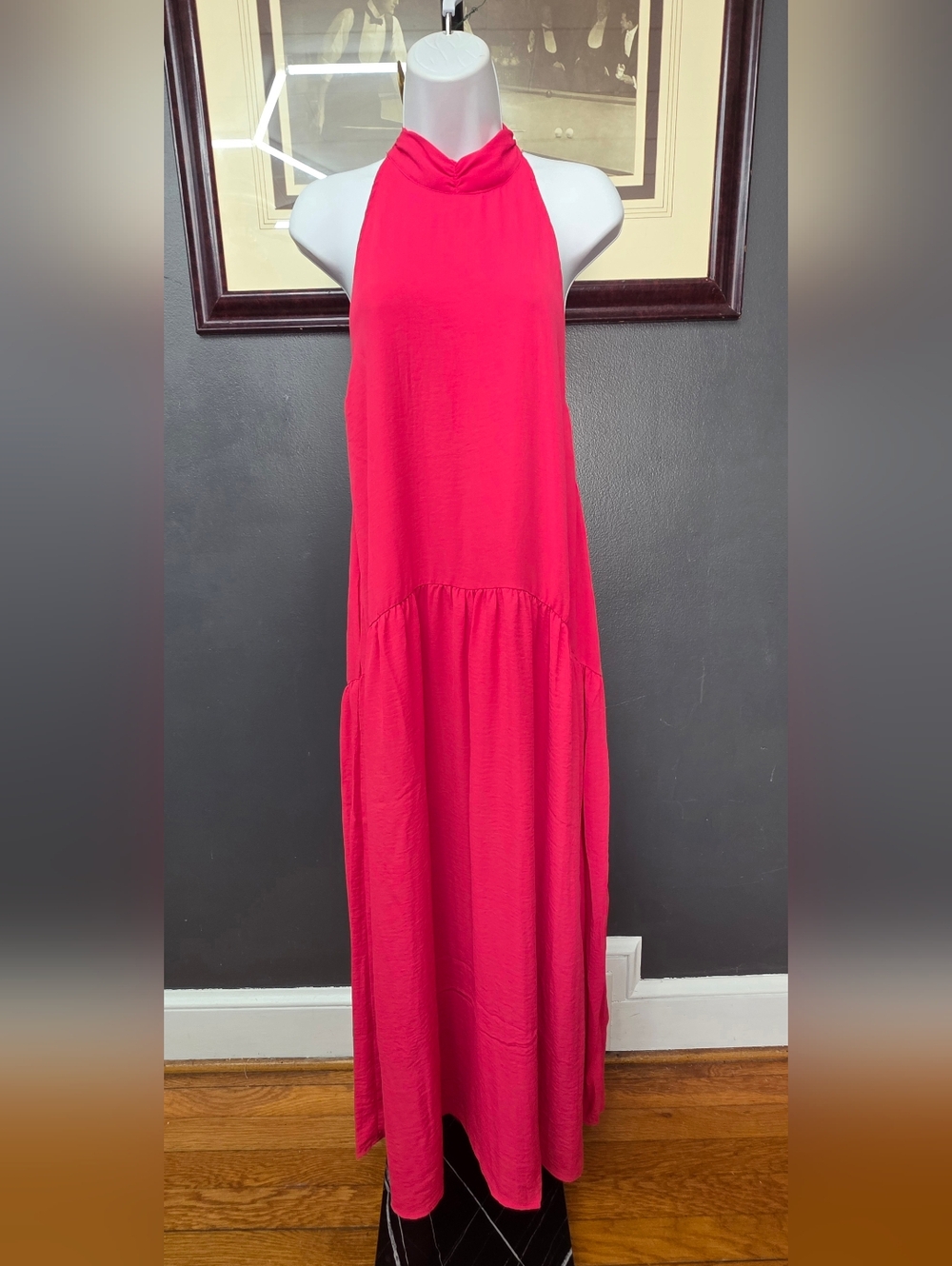 a new day Vibrant Pink Halter Dress